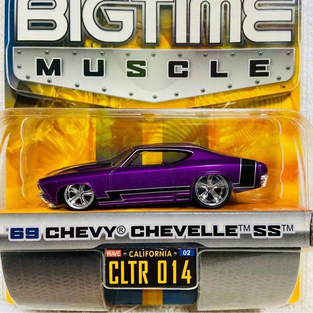 Jada Dub Bigtime Muscle 1969 Chevy Chevelle SS Purple Nostalgic